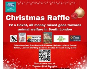 RSPCA South London Christmas Raffle